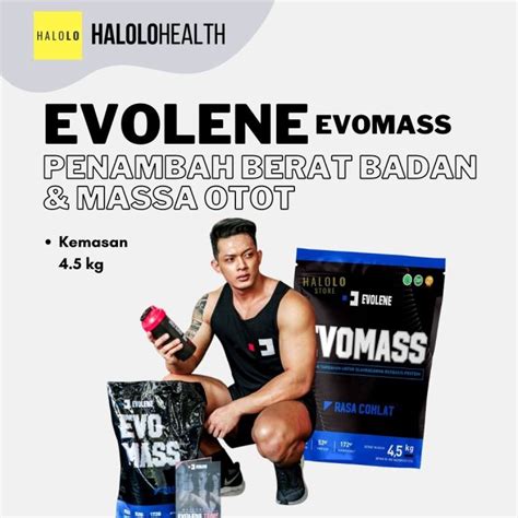 Evolene Evomass Evo Mass Gainer Lbs Lbs Penambah Berat Badan Kg