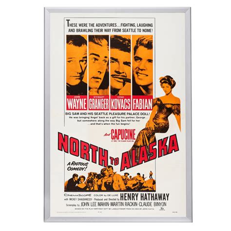 "North To Alaska" (1960) Framed Movie Poster – MoviePosterFrames.com