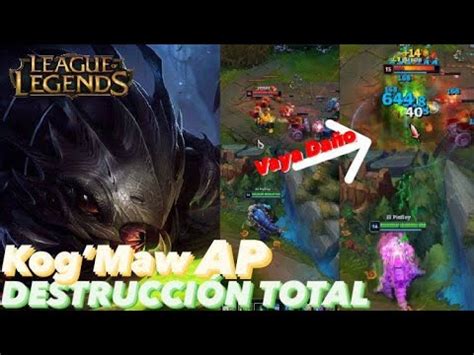 KOGMAW Full AP Ha Vuelto Y DESTROZA La GRIETA En Mid S12 League Of