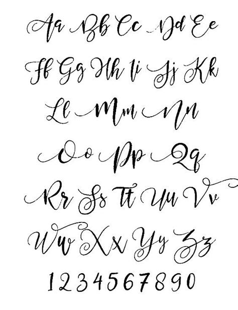 Letras Bonitas En Cursiva Cursiva Fontes Script Adorabelle Cursivas