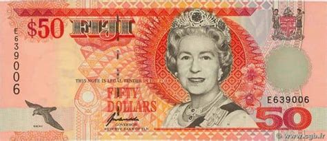 Billete Dollars Elizabeth Ii Fiji Foronum