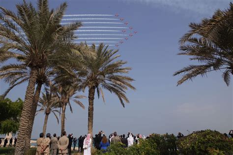 Ukinbahrain On Twitter Red Arrows Fly Past At Ritz Carlton For Technology Is Great Event