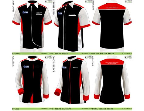 Sedia Menerima Tempahan Baju Korporat F1 Custom Made