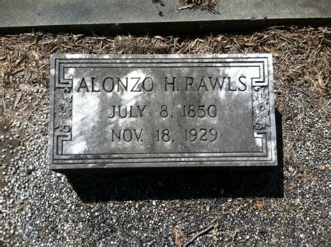 Alonzo Hope Rawls Memorial Find A Grave