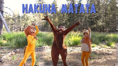 The Lion King Hakuna Matata Live Action By Martin And Miriam