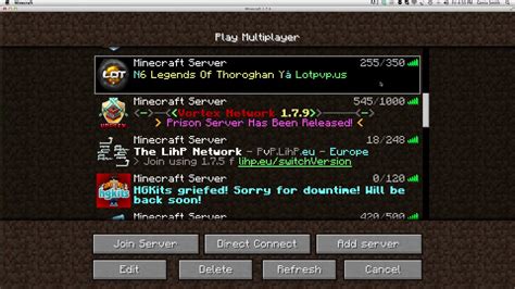 Awesome Minecraft Servers And There Ip Address To Go With It Youtube