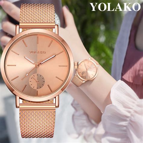 Vrouwen Horloge Ultra Dunne Klassieke Quartz Horlo Grandado