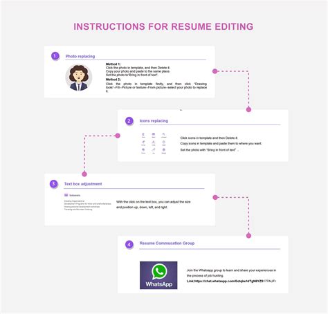 Word Of Simple Purple Resumedocx Wps Free Templates