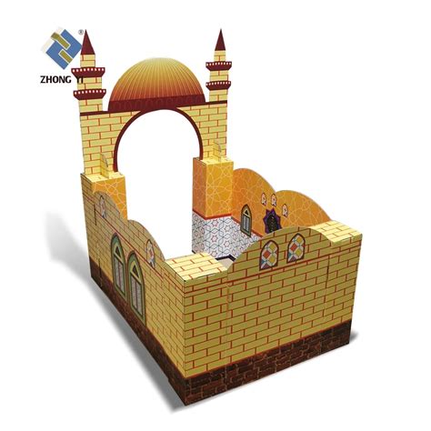 Custom Color Cardboard Kids Masjid Mosque Buy Cardboard Mosque