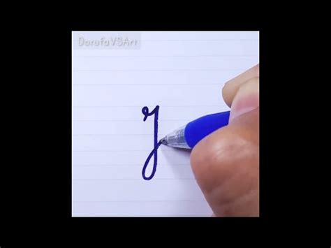 How To Write Letter J J In Cursive Writing French Cursive Handwriting