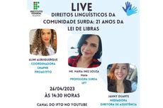 IFTO promove live em alusão ao Dia Nacional de Libras Instituto