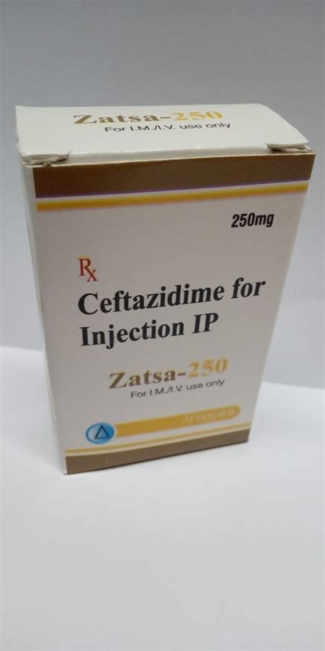 Zatsa Allopathic Ceftazidime For Injection Ip Arvincare Mg At