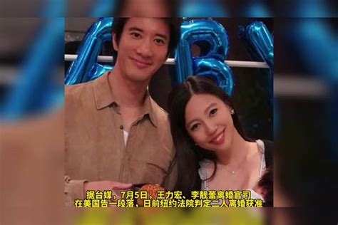 王力宏申请离婚获准