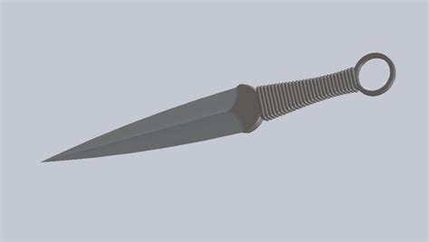 KUNAI NARUTO | 3D CAD Model Library | GrabCAD