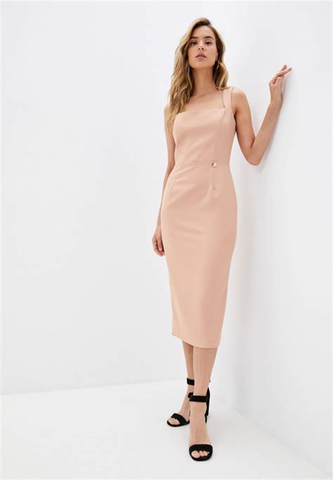 Платье Rich Naked Lia midi dress цвет бежевый MP002XW0742H