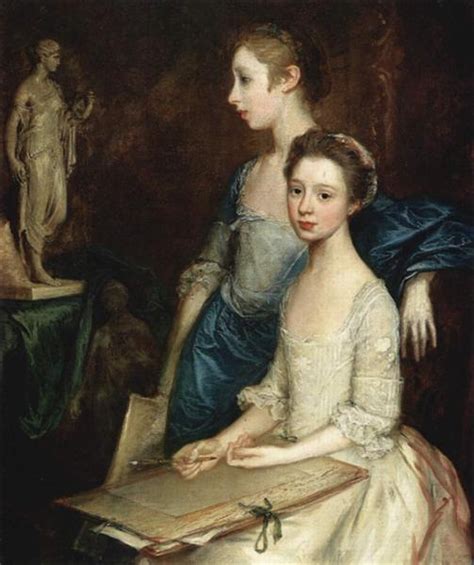 Portrait of the Molly and Peggy, c.1760 - Thomas Gainsborough - WikiArt.org