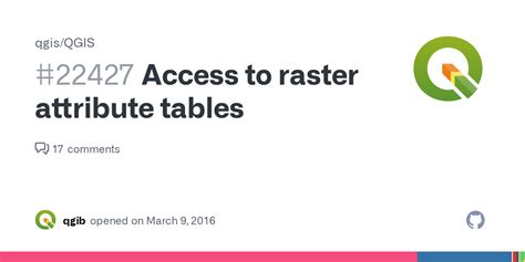 Access To Raster Attribute Tables Issue Qgis Qgis Github