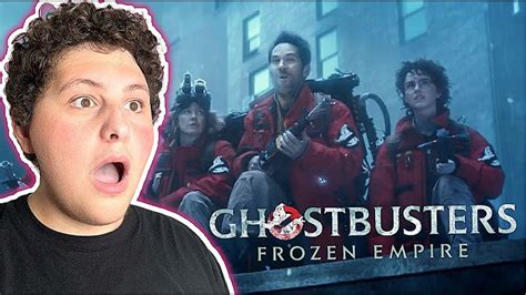 Ghostbusters The Frozen Empire Trailer Reaction YouTube