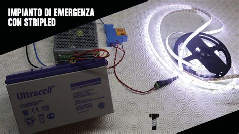 Come Fare Un Impianto Di Emergenza Con Striscie Led Youtube