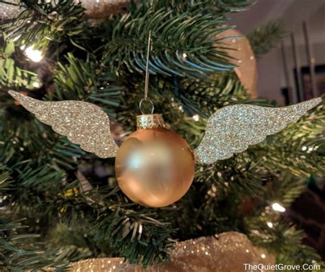 Harry Potter Diy Golden Snitch Ornament ⋆ The Quiet Grove