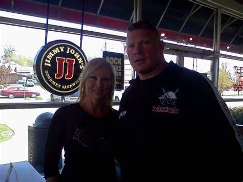 Brock Lesnar and wife Rena "Sable" Mero at Jimmy John's in Kalamazoo ...