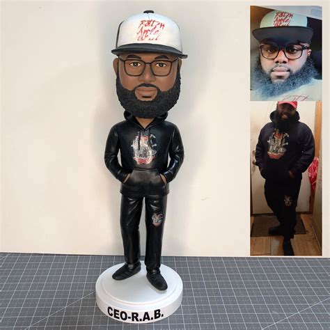 Cutom Beard Bobbleheads Personalized Funny Beard Bobblehead Etsy