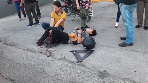 Motociclista Queda Lesionado Tras Accidente En Calle Nazas