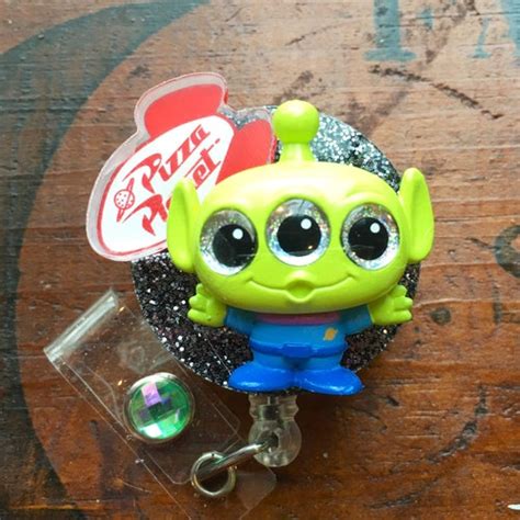 Toy Story Rex Id Badge Reel Weighs Approx Oz Etsy