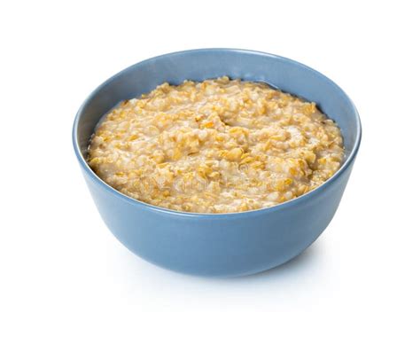 Cooked Oatmeal Stock Photo Image Of Diet Nature Gourmet 17275196