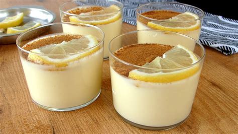 Natillas De Limón Y Canela Postre Refrescante Y Fácil