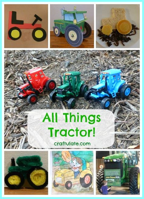 All Things Tractor! Crafts, activities, art and snacks from Craftulate ...