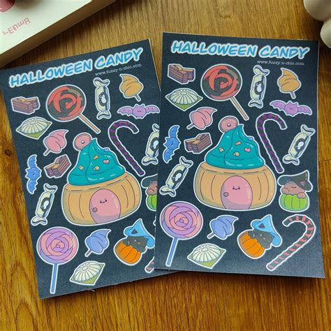 Halloween Candy Stickers