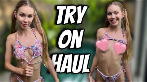 Try On Haul Bikini Get Ready With Me MollyTiny Tryonhaulcentral
