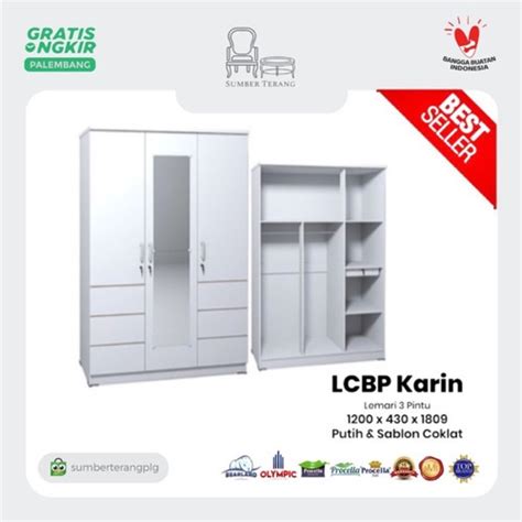 Jual Olympic Gstar LCBP Karin Lemari Pakaian Minimalis Murah Tiga Pintu