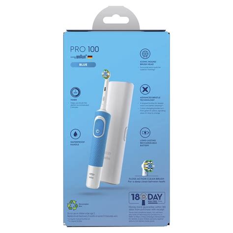 Buy Oral B Power Toothbrush Pro 100 Floss Action Online At Chemist Warehouse®