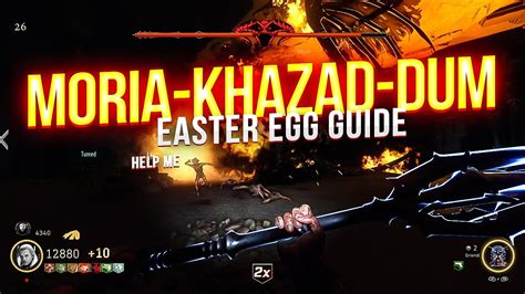 MORIA KHAZAD DUM Easter Egg Guide Black Ops 3 YouTube