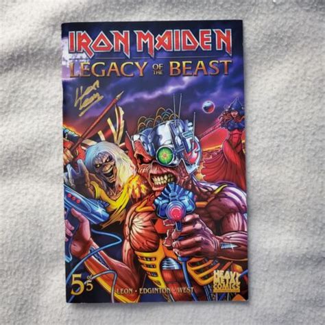 IRON MAIDEN TROOPER LOTB AUTOGRAPHED SPECIAL EDITION COMIC STERN