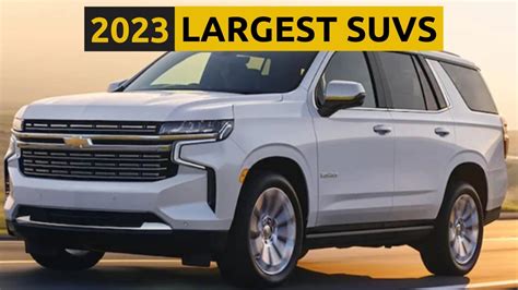 2023 Largest Suvs With Up To 9 Passenger Seats Review Performance