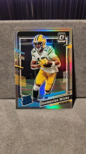 Panini Donruss Optic Rated Rookie Holo Prizm Dontayvion