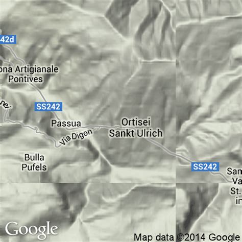 Mappa D Ortisei Cartine Stradali E Foto Satellitari