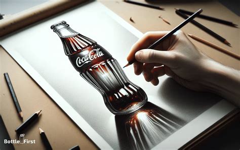 How To Draw A Glass Coke Bottle? 6 Easy Steps!