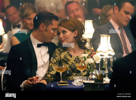 TOM HARDY, EMILY BROWNING, LEGEND, 2015 Stock Photo - Alamy