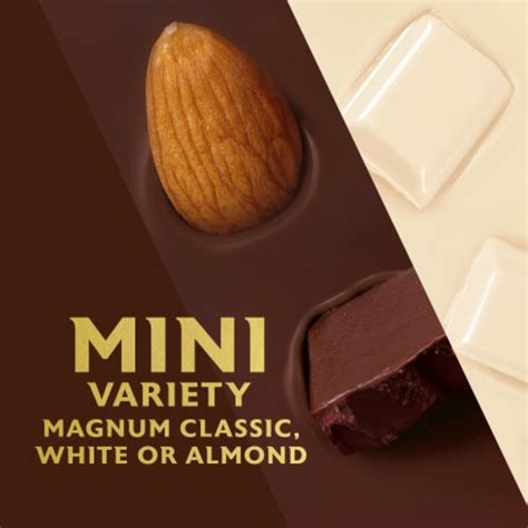 Magnum Mini Ice Cream Bars Classic Almond White 6 Ct Kroger