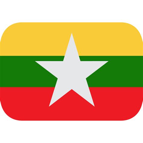 Myanmar Flag, Cultural Identity, Star Symbol, National Emblem