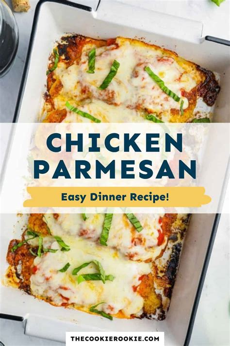 Chicken Parmesan Recipe The Cookie Rookie®