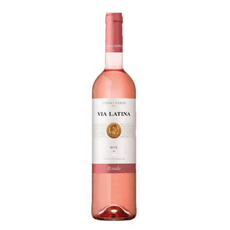 Vinho Rose Meio Seco Via Latina Verde DOC Rosado 750ml