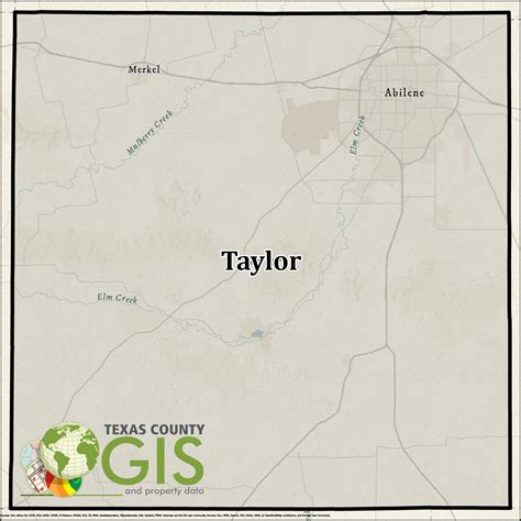 Taylor Tx Map