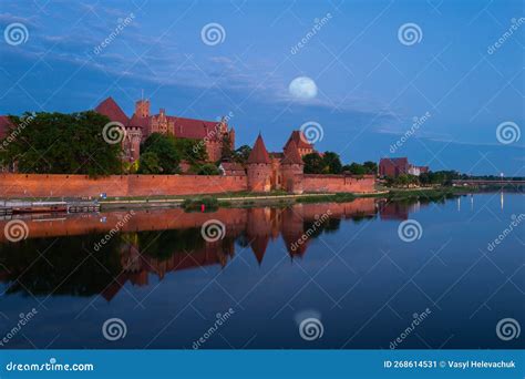 Beautiful Evening View Of Castle Of The Teutonic Knights Order In