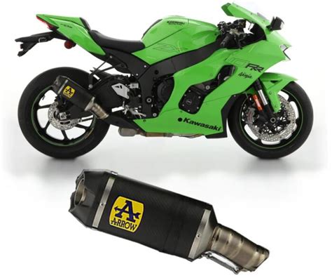 Arrow Indy Race Carbon Exhaust Slip On Kawasaki ZX 10R Lanesplit