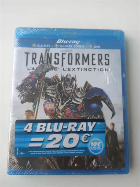 BLU RAY TRANSFORMERS L ÂGE De L extinction neuf sous blister EUR 7 00